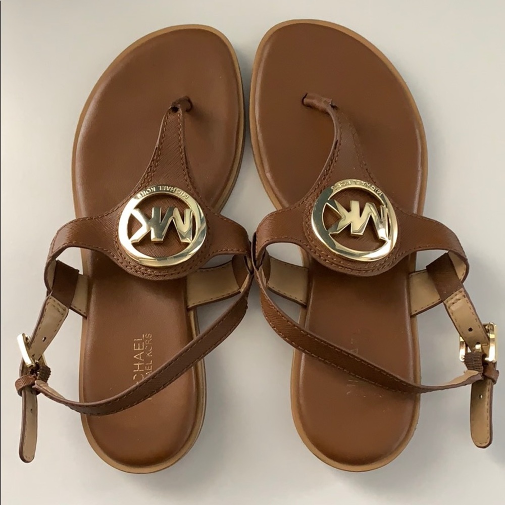 Michael Kors sandals with buckle strap